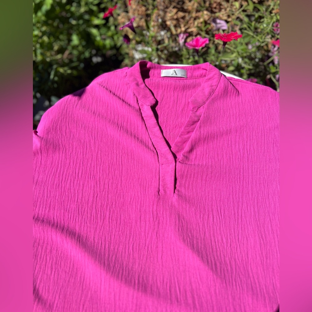 Magenta Blouse Size M for Amazing Price!